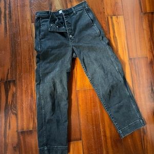 Madewell Black Cropped Jeans